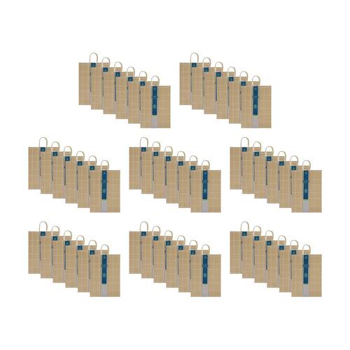 48x 2pc Lemon And Lime Patterned Paper Gift Bag Set 45x32x15cm Assorted