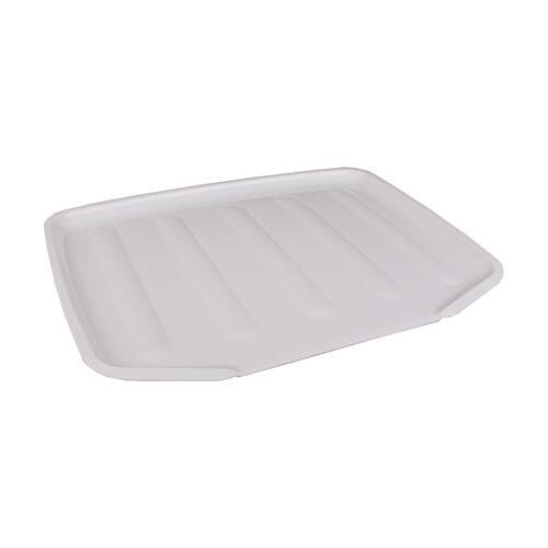 D.Line Sloped Design Large Kitchen Draining Board White?49.5x38.5cm