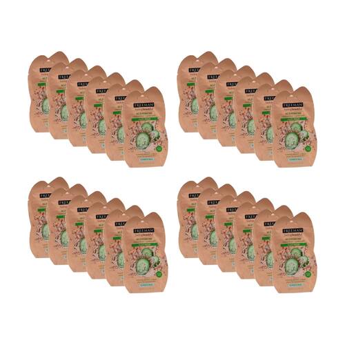 24PK Freeman Rejuvinating Facial Clay Mask All Skin Types Cucumber & Pink Salt