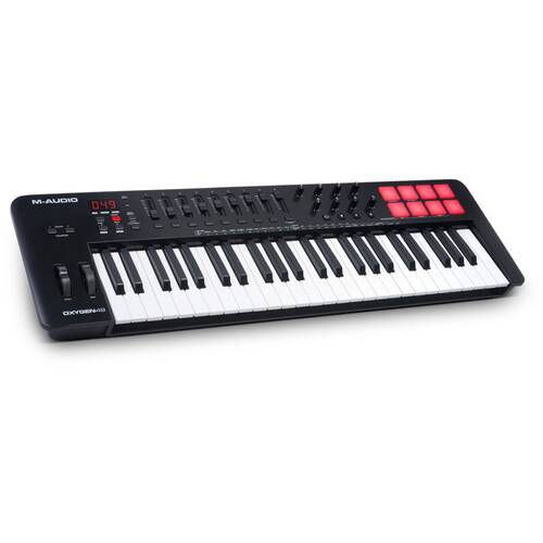 M-Audio Oxygen MKV USB-MIDI Connected Keyboard Controller Pads/Pots/Fader 49 Key