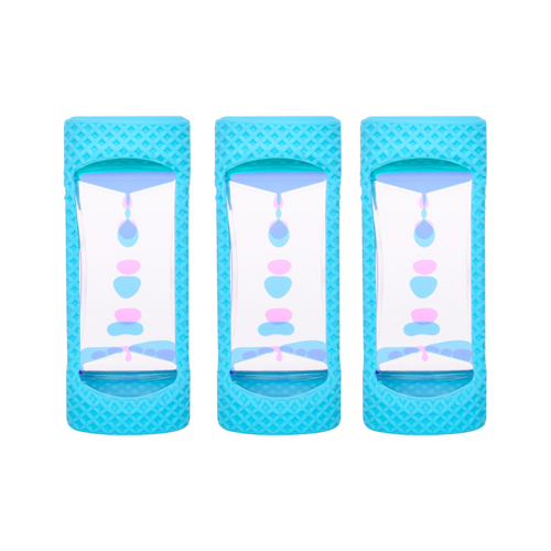 3PK Impulse Toymendous Liquid Timer Visual Sensory Play Toy W/ Silicone Case 3y+