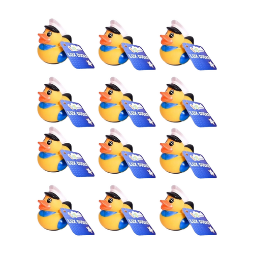 12PK Impulse Character Lux Bath Ducks Toy 4m+ 29.84x20.32x15.19cm Assorted