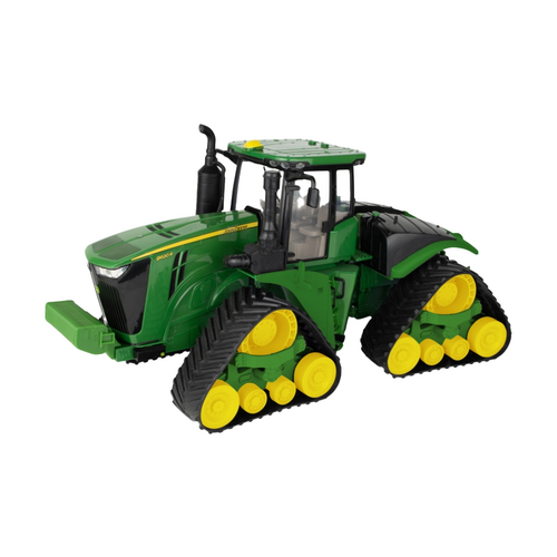 John Deere Big Farm JD 9570RX Tracked Tractor Lights Sounds Removable Cab Front Weights Steerable Tracks 8 Years Plus.