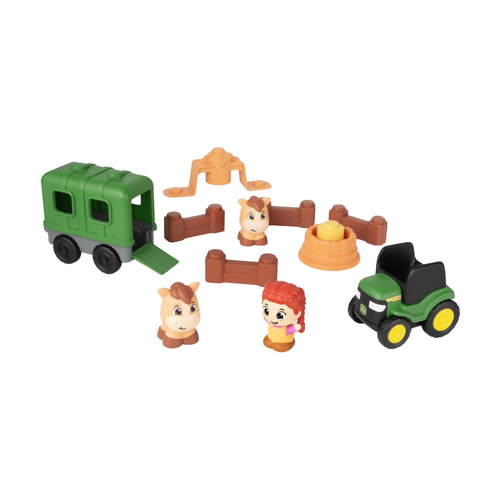 John Deere Build-A-Buddy Stackers 15 Piece Horse Set Kids 12m Plus.