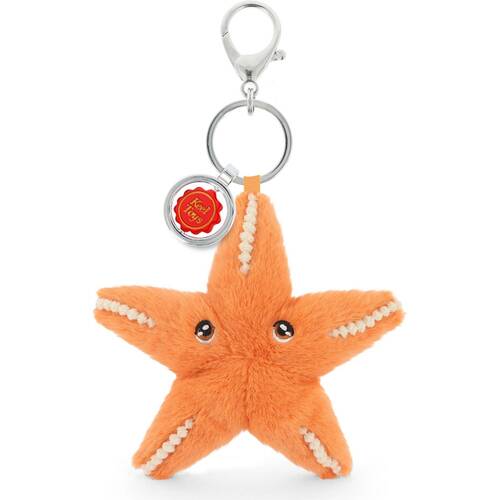 Keeleco Recycled Material Plush Toy Bag Charm Keychain Accessory Starfish