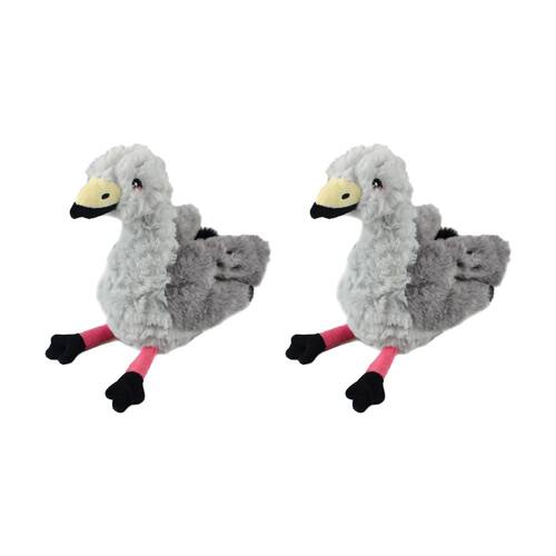 2x Keeleco 100% Recycled Material Weighted Plush Toy Cape Barren Goose