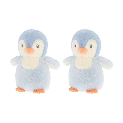 2x Keeleco 100% Recycled Material Soft Huggable Animal Plush Toy Baby Penguin