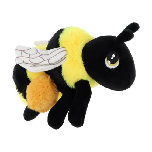 Keeleco 100% Recycled Material Weighted 10cm Animal Plush Toy Bee