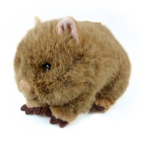 Keeleco 100% Recycled Material Weighted Filling Delux Plush Toy Wombat