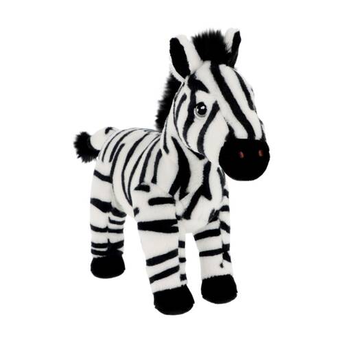 Keeleco 100% Recycled Material Soft Huggable Animal Plush Toy Zebra