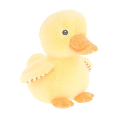 Keeleco 100% Recycled Material Weighted Animal Plush Toy Baby Duck