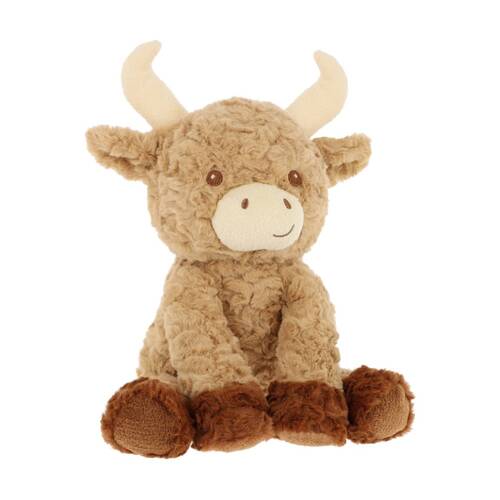 Keeleco Baby Soft Toy 100% Percent Recycled 20cm Plush Highland Cow