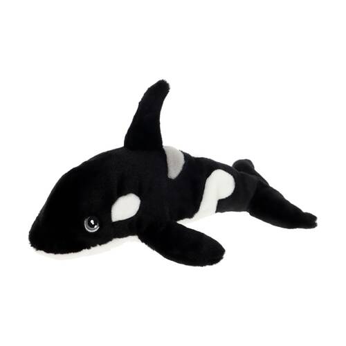 Keeleco Delux Plush Toy Soft Recycled Wildlife Collection Orca