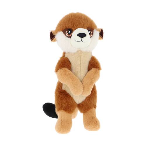 Keeleco 100% Recycled Material Soft Huggable Delux Animal Plush Toy Meerkat