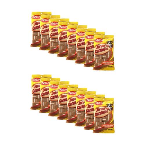 16PK Nutters Original Caramel Flavoured Jersey Caramels Confectionary 200g