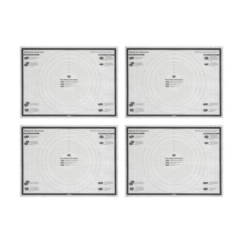 4PK Tovolo Truebake Non-Stick Oven-Safe Silicone Pastry Baking Mat 63.5x45.5cm