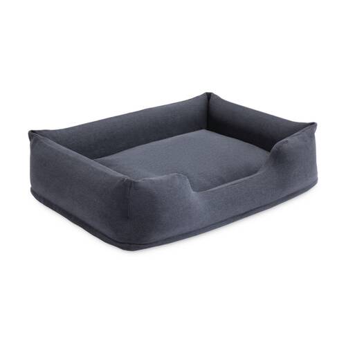 Intex Medium Travel Inflatable Pet Bed W/ Pump Grey 97x74x23cm Portable