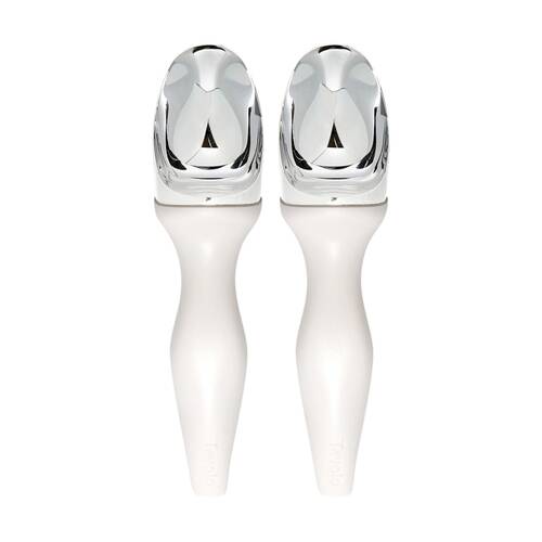 2PK Tovolo Tilt-Up Ice Cream Scoop W/ Built-In Feet & Ergonomic Handle White