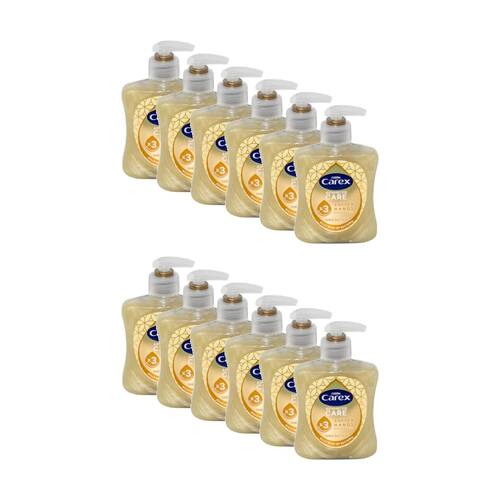12PK Carex Hand Wash Antibacterial Advanced Care Shea Butter Pump 250mL