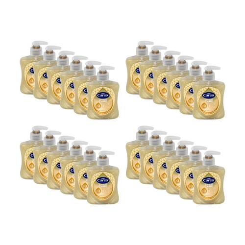 24PK Carex Hand Wash Antibacterial Advanced Care Shea Butter Pump 250mL