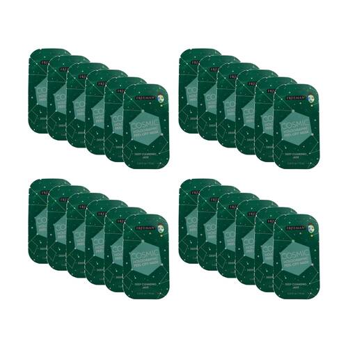 24PK Freeman Deep Clean Holographic Peel Mask Normal to Oily Skin Jade Gemstone