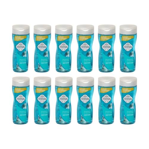 12PK Imperial Leather Body Wash Energising Bergamot & Sea Salt 500ml