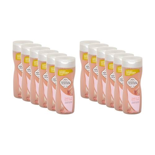 12PK Imperial Leather Pampering Body Wash Mallow & Rose Milk Fragrance 500ml