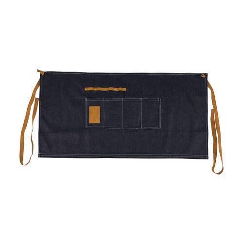 Annabel Trends Sprout Denim Waist Half Garden Apron Blue & Brown