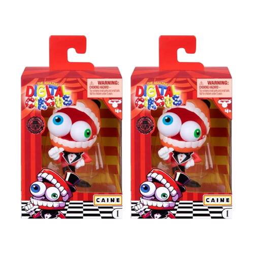 2PK Amazing Digital Circus Vinyl Figure Toy Mini Assorted 4y+