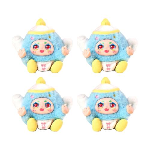 4PK Centel Kimmon Warming Time Collectible Mystery Plush Soft Toy Assorted