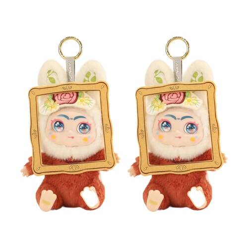 2PK Centel Kimmon Explore Famous Paintings Blind Box Plush Keychain Assorted