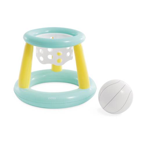 Intex Mega Floating Inflatable Hoop W/ Ball Pool Play Activity 6y+