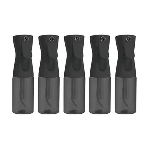 5PK Bazic Beauty Continuous Spray Bottle W/ Nozzle 200mL Assorted Colours