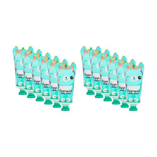 12PK Wish Moisturising Hand Cream W/ Keyring 60mL Cute Animal Design Assorted