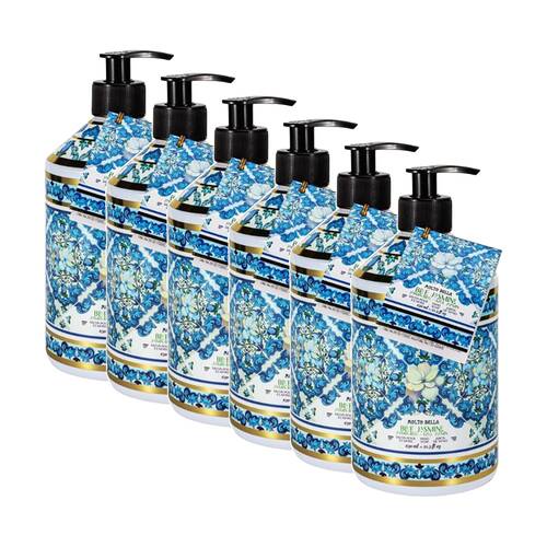 6PK Molto Bella Scented Cleansing Hand Soap 630mL Blue Jasmine