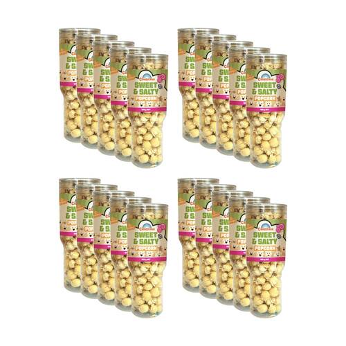 20PK Candy Cove Popcorn Sweet & Salty In Reusable Travel Cup 120g 23.5x8.5cm
