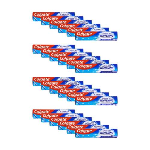 24PK Colgate Advanced Whitening Micro Cleansing Crystals Toothpaste 115g