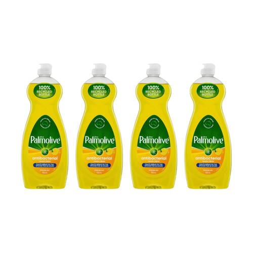4PK Palmolive Dishwashing Liquid Ultra Antibacterial Lemon Fresh Pump 950mL