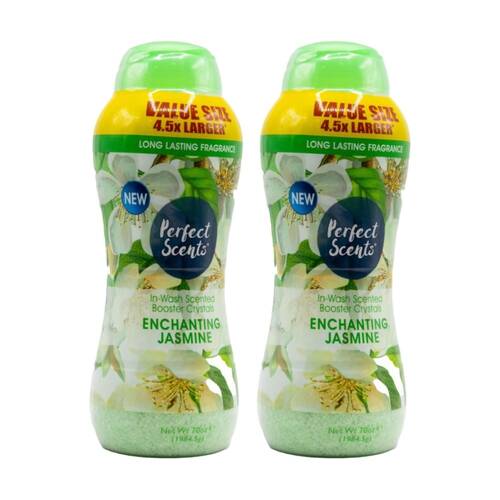 2PK Perfect Scents In Wash Scented Booster Crystals 1984.5g Enchanting Jasmine