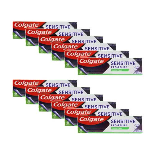 12PK Colgate Sensitive Pro Relief Long Lasting Fresh Toothpaste Oral Health 110g