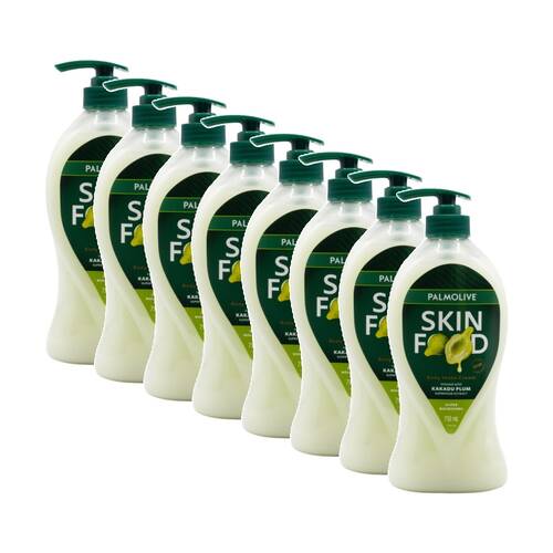 8PK Palmolive Body Wash Cream Skin Food Hyper Nourishing Kakadu Plum 750mL