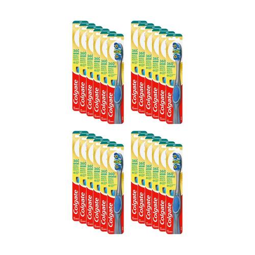 24PK Colgate Toothbrush Advanced 360 Soft Bristles Oral Care Dental Hygiene