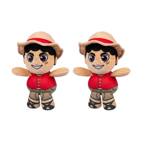 2PK One Piece Soft Collectible Single Plush Kids Toy 4y+ Assorted