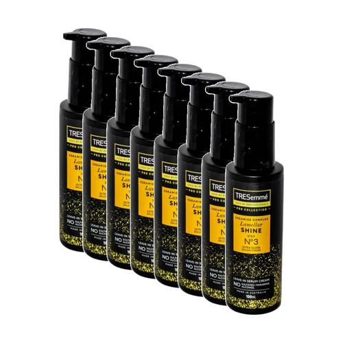 8PK Tresemme Lamellar Shine Step No3 Leave-In Serum Cream Hair Product 100ml