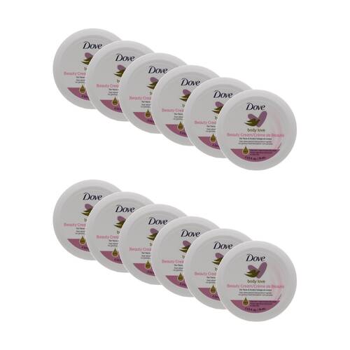 12PK Dove Moisturising/Hydrating Face & Body Beauty Cream All Skin Types 75mL