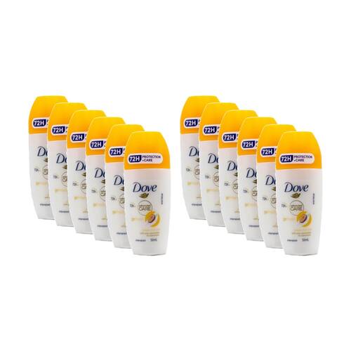 12PK Dove Women Advanced Care Roll On Antiperspirant Deodorant Passionfruit 50ml
