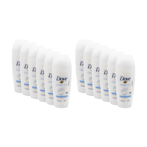 12PK Dove 48H Odor Protection Antiperspirant Roll 50ml Classic Fresh