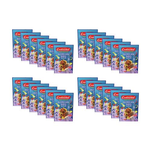 24PK Continental Korean BBQ Seasoning Mix Flavour Enhancer Australian Made 46g