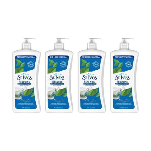 4PK St Ives Renewing Collagen & Elastin Body Lotion Moisturiser 532ml