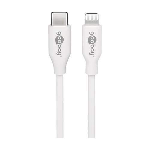 Goobay USB-C to Lightning Cable 1M MFi Certified Apple certified - White